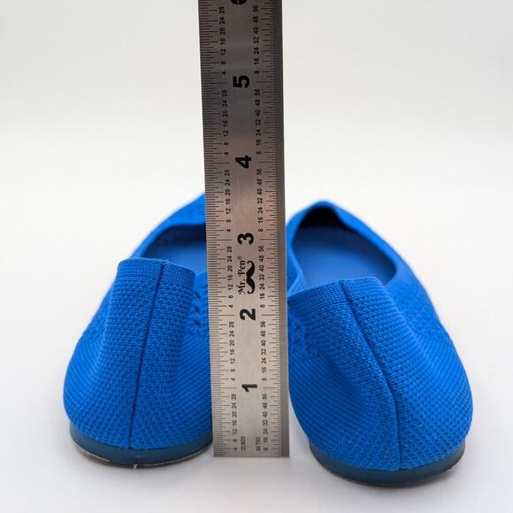 MIA Lovi Knit Pointed Toe Dressy Ballet Flats Women's Blue Size US7.5M EU38 - Picture 4 of 10
